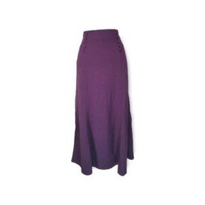 NYCC New York Clothing Co. Women's Purple Below Knee Length Midi Skirt Size M